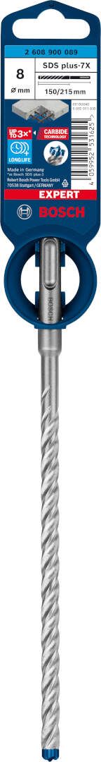 Bosch EXPERT SDS plus-7X burgija za udarne bušilice od 8 x 150 x 215 mm - 2608900089 Burgija SDS - Plus BOSCH Madras doo Beograd