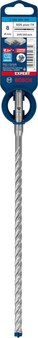 Bosch EXPERT SDS plus-7X burgija za udarne bušilice od 8 x 200 x 265 mm - 2608900090 Burgija SDS - Plus BOSCH Madras doo Beograd