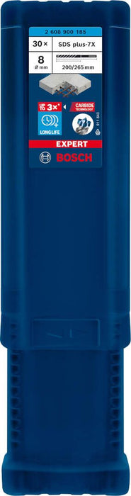 Bosch EXPERT SDS plus-7X burgija za udarne bušilice od 8 x 200 x 265 mm, 30-delni - 2608900185 Burgija SDS - Plus BOSCH Madras doo Beograd