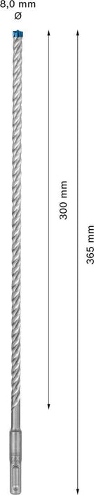 Bosch EXPERT SDS plus-7X burgija za udarne bušilice od 8 x 300 x 365 mm - 2608900092 Burgija SDS - Plus BOSCH Madras doo Beograd