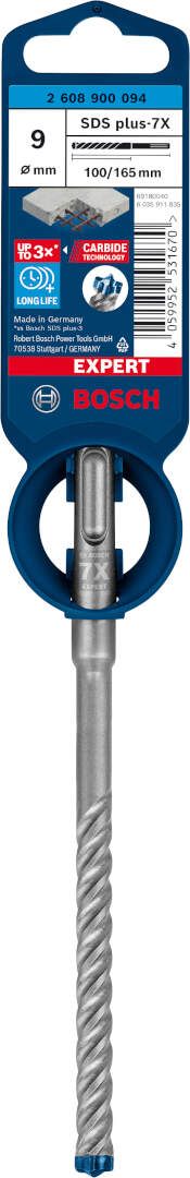 Bosch EXPERT SDS plus-7X burgija za udarne bušilice od 9 x 100 x 165 mm - 2608900094 Burgija SDS - Plus BOSCH Madras doo Beograd