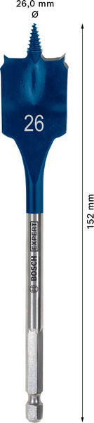 BOSCH EXPERT Self Cut Speed pljosnata burgija, 26×152 mm - (2608902099) Madras doo Beograd Madras doo Beograd