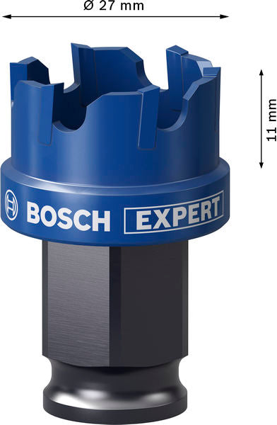 BOSCH EXPERT Sheet Metal Power Change Plus testera za otvore, 27×5 mm - Testera za otvore P SM T 27mm (2608901956) Madras doo Beograd Madras doo Beograd