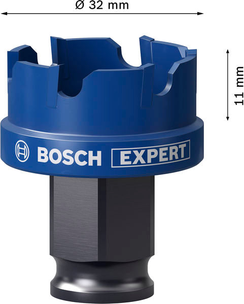 BOSCH EXPERT Sheet Metal Power Change Plus testera za otvore, 32×5 mm - Testera za otvore P SM T 32mm (2608901958) Madras doo Beograd Madras doo Beograd