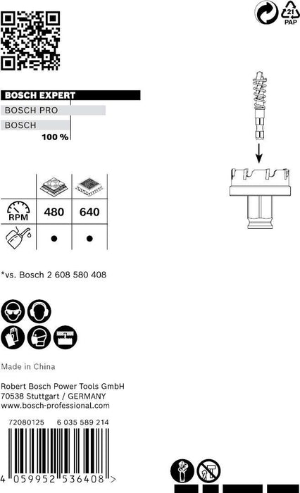 Bosch EXPERT Sheet Metal testera za otvore od 25 x 5 mm - 2608900494 Testera za otvore BOSCH Madras doo Beograd