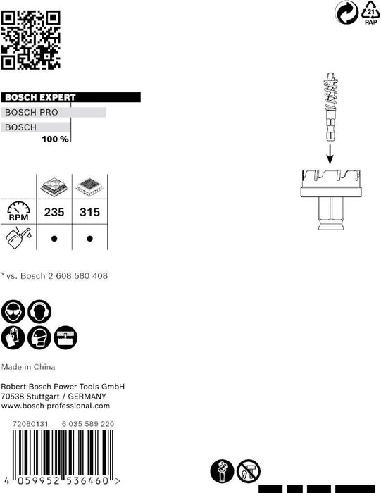 Bosch EXPERT Sheet Metal testera za otvore od 51 x 5 mm - 2608900500 Testera za otvore BOSCH Madras doo Beograd