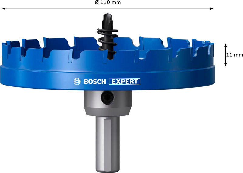 BOSCH EXPERT Sheet Metal testera za otvore sa osovinom, 110×5 mm - Testera za otvore A SM T 110mm (2608902023) Madras doo Beograd Madras doo Beograd