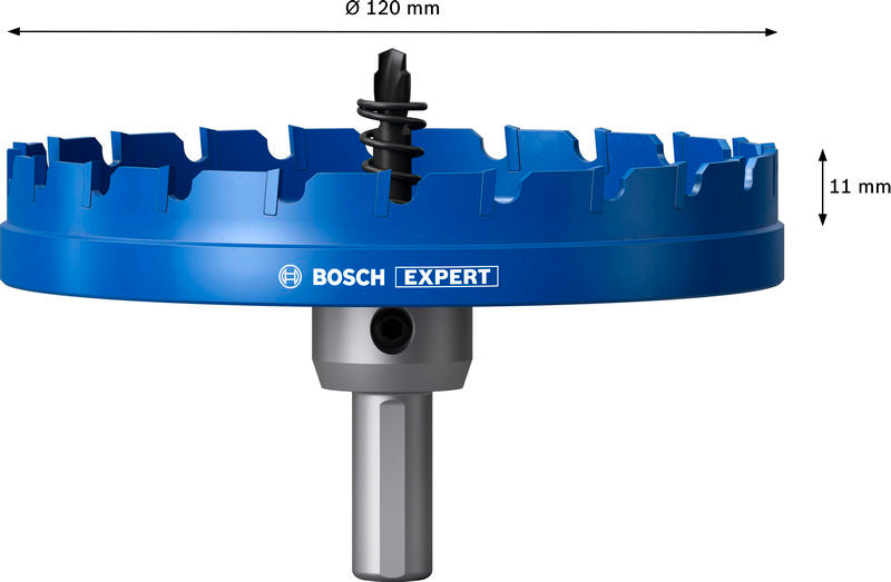 BOSCH EXPERT Sheet Metal testera za otvore sa osovinom, 120×5 mm - Testera za otvore A SM T 120mm (2608902024) Madras doo Beograd Madras doo Beograd