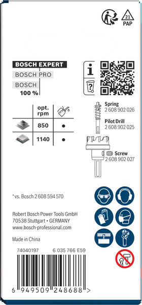 BOSCH EXPERT Sheet Metal testera za otvore sa osovinom, 14×5 mm - Testera za otvore A SM T 14mm (2608901970) Madras doo Beograd Madras doo Beograd