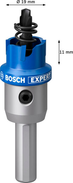 BOSCH EXPERT Sheet Metal testera za otvore sa osovinom, 19×5 mm - Testera za otvore A SM T 19mm (2608901975) Madras doo Beograd Madras doo Beograd
