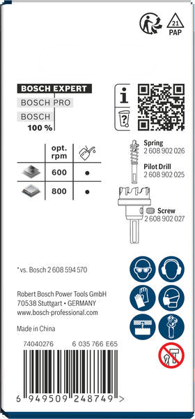 BOSCH EXPERT Sheet Metal testera za otvore sa osovinom, 20×5 mm - Testera za otvore A SM T 20mm (2608901976) Madras doo Beograd Madras doo Beograd