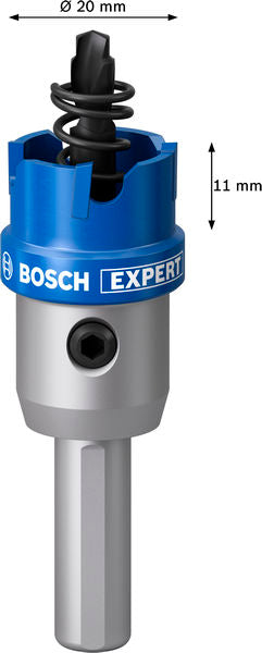 BOSCH EXPERT Sheet Metal testera za otvore sa osovinom, 20×5 mm - Testera za otvore A SM T 20mm (2608901976) Madras doo Beograd Madras doo Beograd