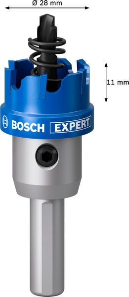 BOSCH EXPERT Sheet Metal testera za otvore sa osovinom, 28×5 mm - Testera za otvore A SM T 28mm (2608901984) Madras doo Beograd Madras doo Beograd