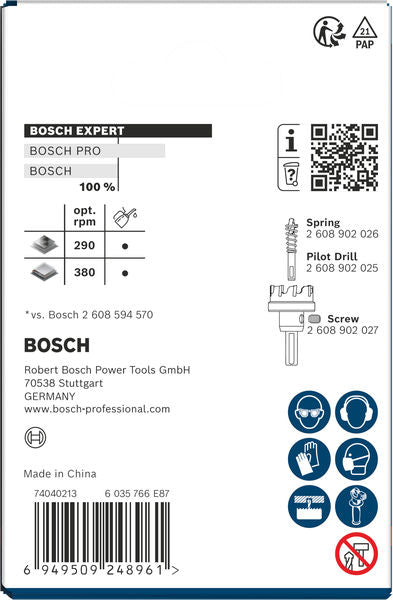 BOSCH EXPERT Sheet Metal testera za otvore sa osovinom, 42×5 mm - Testera za otvore A SM T 42mm (2608901998) Madras doo Beograd Madras doo Beograd