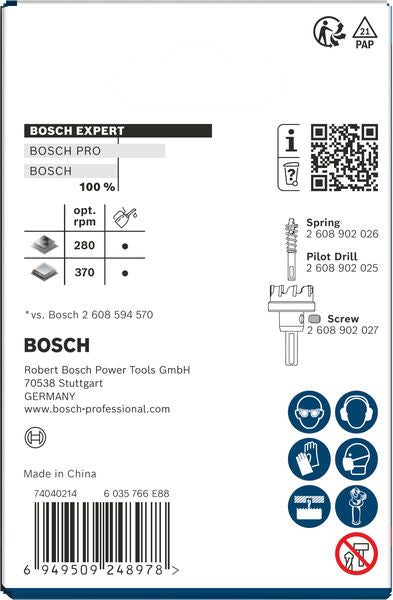 BOSCH EXPERT Sheet Metal testera za otvore sa osovinom, 43×5 mm - Testera za otvore A SM T 43mm (2608901999) Madras doo Beograd Madras doo Beograd