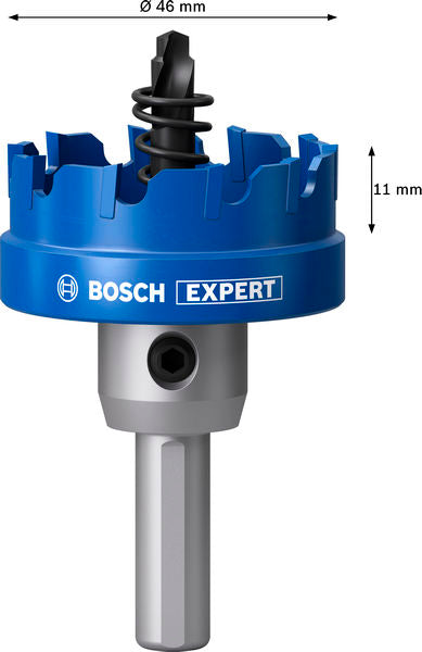 BOSCH EXPERT Sheet Metal testera za otvore sa osovinom, 46×5 mm - Testera za otvore A SM T 46mm (2608902002) Madras doo Beograd Madras doo Beograd