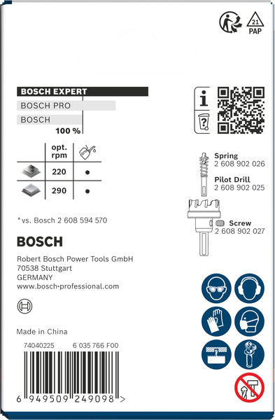 BOSCH EXPERT Sheet Metal testera za otvore sa osovinom, 55×5 mm - Testera za otvore A SM T 55mm (2608902011) Madras doo Beograd Madras doo Beograd