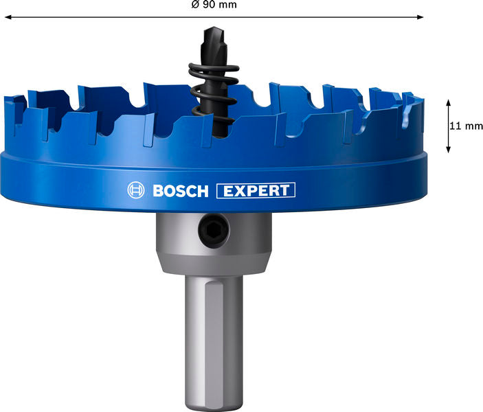 BOSCH EXPERT Sheet Metal testera za otvore sa osovinom, 90×5 mm - Testera za otvore A SM T 90mm (2608902020) Madras doo Beograd Madras doo Beograd