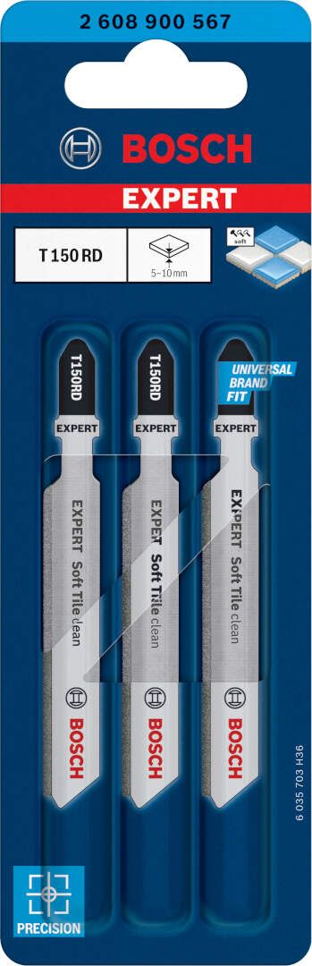Bosch EXPERT „Soft Tile Clean“ T 150 RD list ubodne testere, 3-delni - 2608900567 List ubodne testere BOSCH Madras doo Beograd