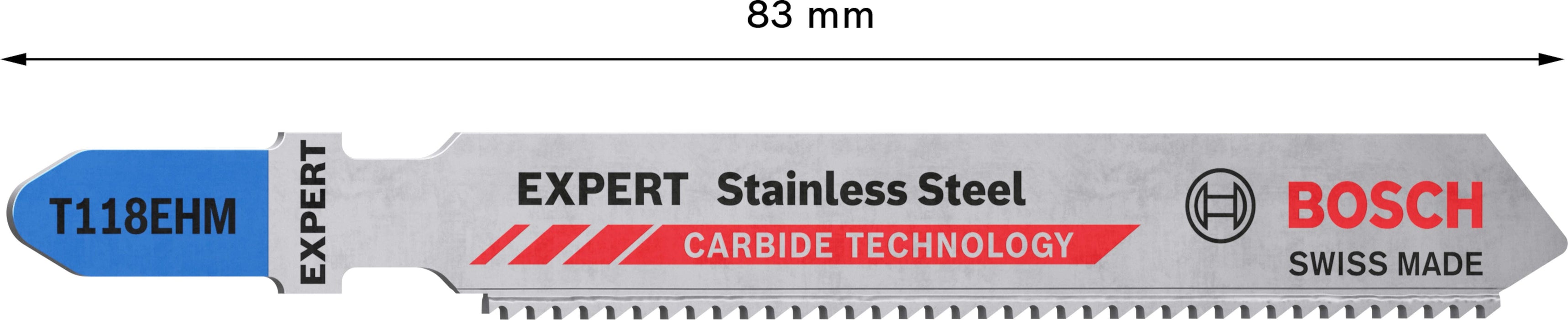 Bosch EXPERT „Stainless Steel“ T 118 EHM list ubodne testere, 3-delni - 2608900562 List ubodne testere BOSCH Madras doo Beograd