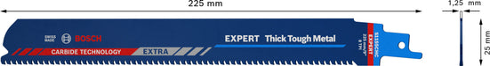 Bosch EXPERT „Thick Tough Metal“ S 1155 CHC list univerzalne testere - pakovanje 1 komad - 2608900368 List univerzalne testere BOSCH Madras doo Beograd