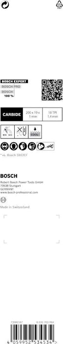Bosch EXPERT „Thin Tough Metal“ S 1022 EHM list univerzalne testere - pakovanje 1 komad - 2608900363 List univerzalne testere BOSCH Madras doo Beograd