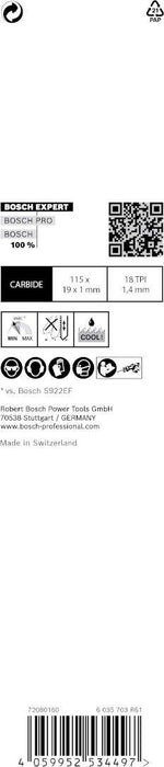 Bosch EXPERT „Thin Tough Metal“ S 522 EHM list univerzalne testere - pakovanje 1 komad - 2608900359 List univerzalne testere BOSCH Madras doo Beograd