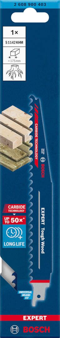 Bosch EXPERT „Tough Wood“ S 1142 KHM list univerzalne testere - pakovanje 1 komad - 2608900403 List univerzalne testere BOSCH Madras doo Beograd