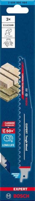 Bosch EXPERT „Tough Wood“ S 1142 KHM list univerzalne testere - pakovanje 3 komada - 2608900404 List univerzalne testere BOSCH Madras doo Beograd