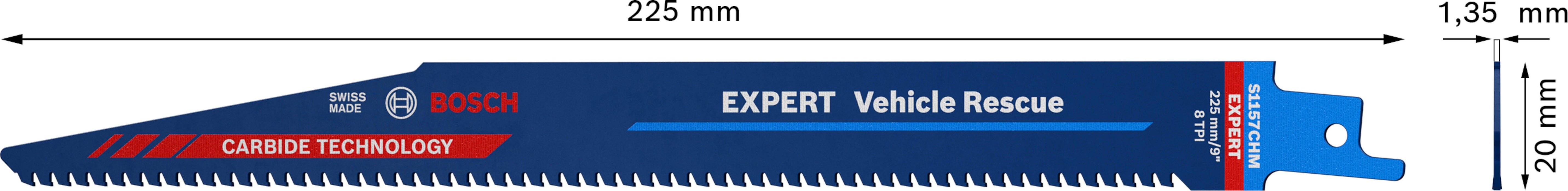 Bosch EXPERT „Vehicle Rescue“ S 1157 CHM list univerzalne testere - pakovanje 3 komada - 2608900381 List univerzalne testere BOSCH Madras doo Beograd