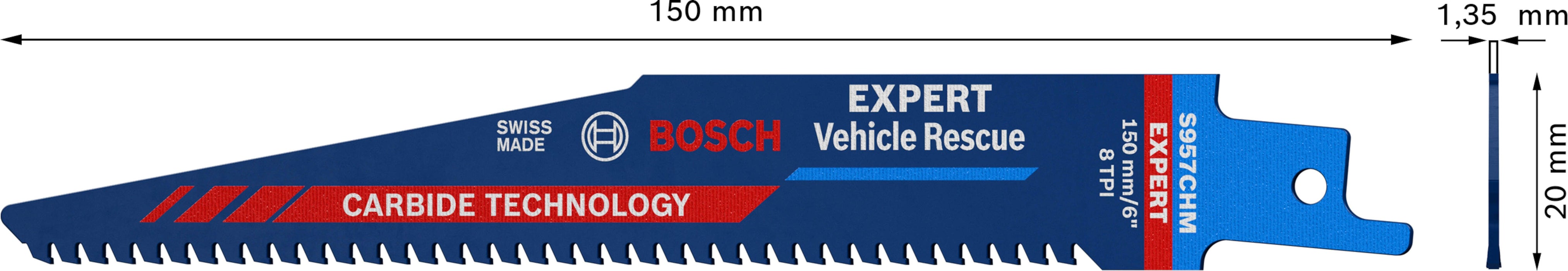 Bosch EXPERT „Vehicle Rescue“ S 957 CHM list univerzalne testere - pakovanje 1 komad - 2608900378 List univerzalne testere BOSCH Madras doo Beograd