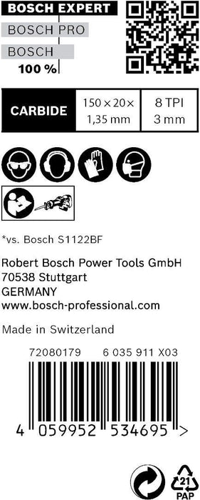 Bosch EXPERT „Vehicle Rescue“ S 957 CHM list univerzalne testere - pakovanje 10 komada - 2608900379 List univerzalne testere BOSCH Madras doo Beograd