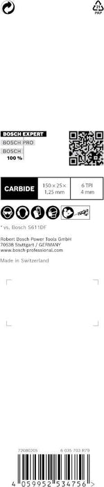 Bosch EXPERT „Window Demolition“ S 956 DHM list univerzalne testere - pakovanje 1 komad - 2608900385 List univerzalne testere BOSCH Madras doo Beograd