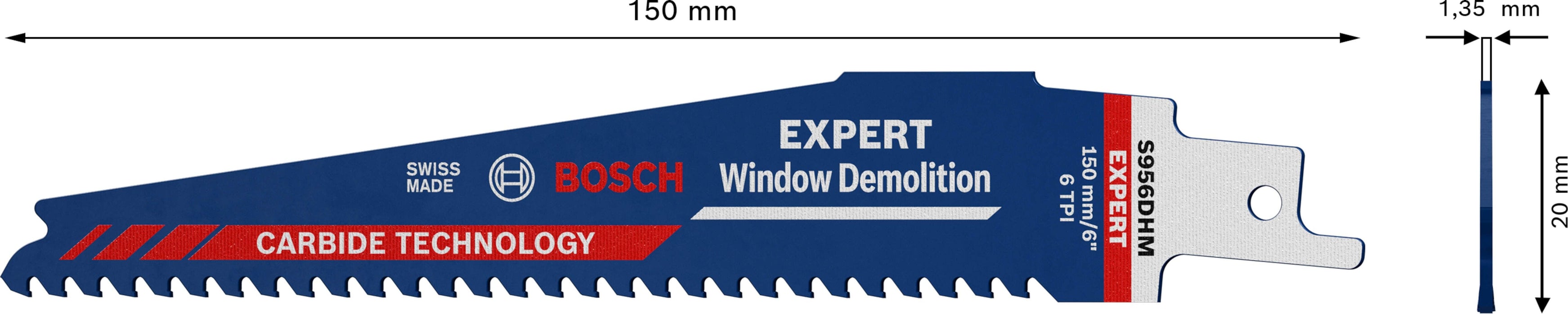 Bosch EXPERT „Window Demolition“ S 956 DHM list univerzalne testere - pakovanje 1 komad - 2608900385 List univerzalne testere BOSCH Madras doo Beograd