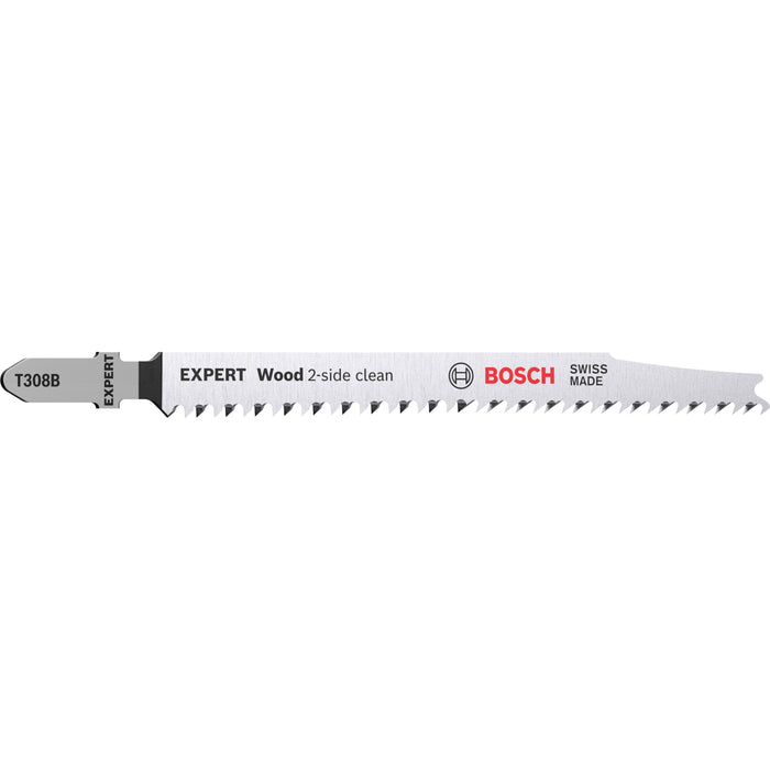 Bosch EXPERT „Wood 2-side clean“ T 308 B list ubodne testere, 5-delni - 2608900551 List ubodne testere BOSCH Madras doo Beograd