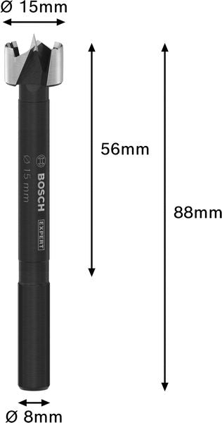BOSCH EXPERT Wood Forstner burgija, 15 mm - Forstner burgija Expert Wood 15mm (2608901824) Madras doo Beograd Madras doo Beograd