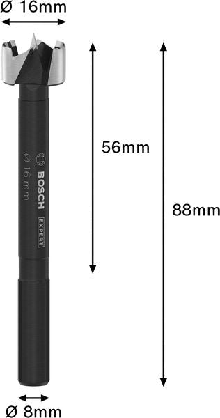 BOSCH EXPERT Wood Forstner burgija, 16 mm - Forstner burgija Expert Wood 16mm (2608901825) Madras doo Beograd Madras doo Beograd