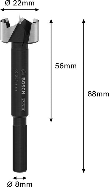BOSCH EXPERT Wood Forstner burgija, 22 mm - Forstner burgija Expert Wood 22mm (2608901828) Madras doo Beograd Madras doo Beograd