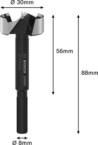 BOSCH EXPERT Wood Forstner burgija, 30 mm - Forstner burgija Expert Wood 30mm (2608901834) Madras doo Beograd Madras doo Beograd