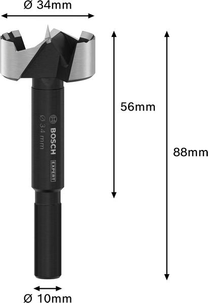BOSCH EXPERT Wood Forstner burgija, 34 mm - Forstner burgija Expert Wood 34mm (2608901836) Madras doo Beograd Madras doo Beograd