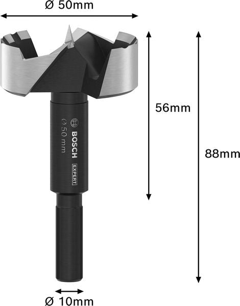 BOSCH EXPERT Wood Forstner burgija, 50 mm - Forstner burgija Expert Wood 50mm (2608901842) Madras doo Beograd Madras doo Beograd
