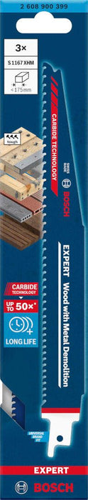 Bosch EXPERT „Wood with Metal Demolition“ S 1167 XHM list univerzalne testere - pakovanje 3 komada - 2608900399 List univerzalne testere BOSCH Madras doo Beograd