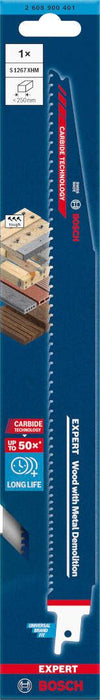Bosch EXPERT „Wood with Metal Demolition“ S 1267 XHM list univerzalne testere - pakovanje 1 komad - 2608900401 List univerzalne testere BOSCH Madras doo Beograd