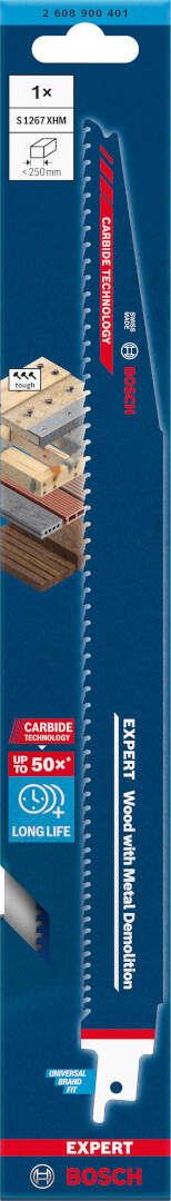 Bosch EXPERT „Wood with Metal Demolition“ S 1267 XHM list univerzalne testere - pakovanje 1 komad - 2608900401 List univerzalne testere BOSCH Madras doo Beograd