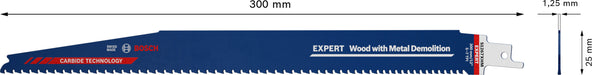 Bosch EXPERT „Wood with Metal Demolition“ S 1267 XHM list univerzalne testere - pakovanje 10 komada - 2608900402 List univerzalne testere BOSCH Madras doo Beograd