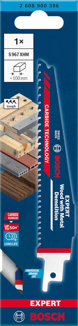 Bosch EXPERT „Wood with Metal Demolition“ S 967 XHM list univerzalne testere - pakovanje 1 komad - 2608900396 List univerzalne testere BOSCH Madras doo Beograd
