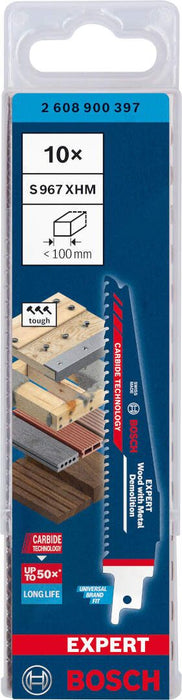 Bosch EXPERT „Wood with Metal Demolition“ S 967 XHM list univerzalne testere - pakovanje 10 komada- 2608900397 List univerzalne testere BOSCH Madras doo Beograd