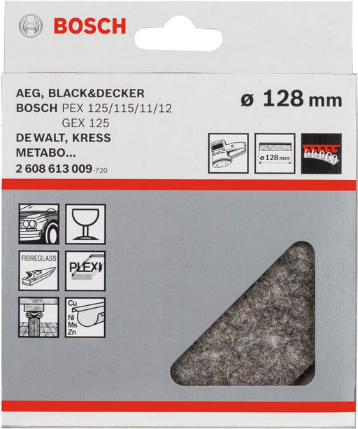 Bosch filc za poliranje meko, 128 mm - 2608613009 Filc za poliranje BOSCH BOSCH-2608613009 Madras doo Beograd