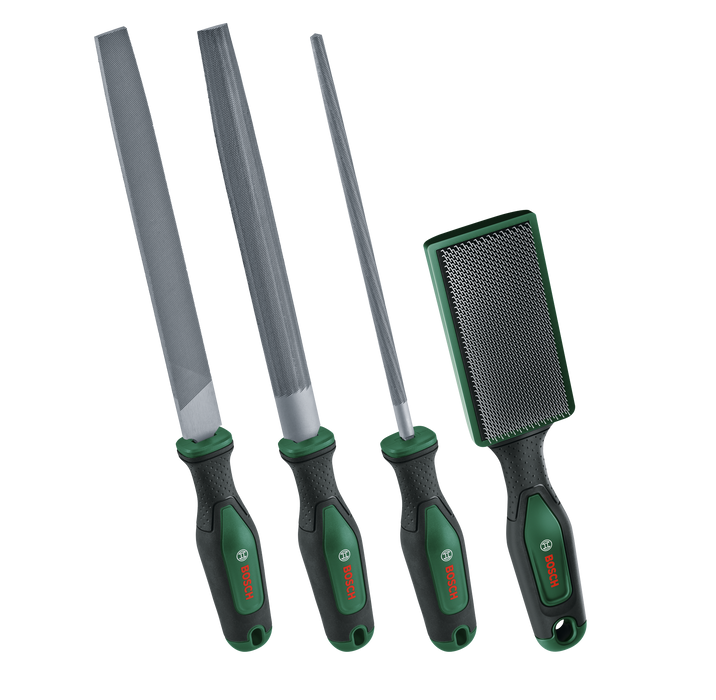 BOSCH File Set 200 mm / 8" with brush 4-Piece - Turpija File Set + Brush (1600A034GM) Madras doo Beograd Madras doo Beograd