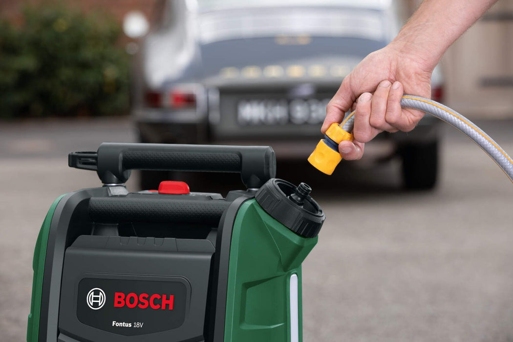 Bosch Fontus 2.0 akumulatorski perač pod visokim pritiskom; 18V, 20bar (06008B6101) Aku perač pod pritiskom BOSCH BOSCH-06008B6101 Madras doo Beograd